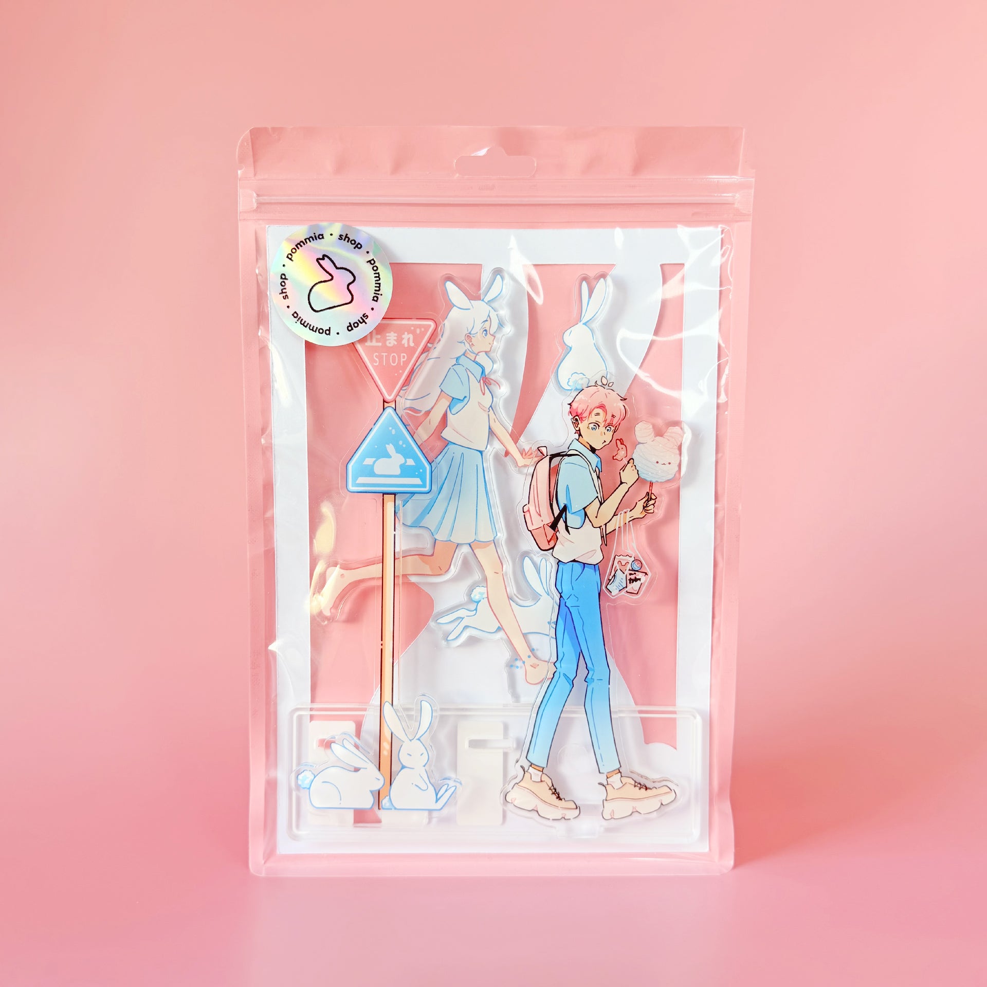 Rabbits Street - Stand acrylique