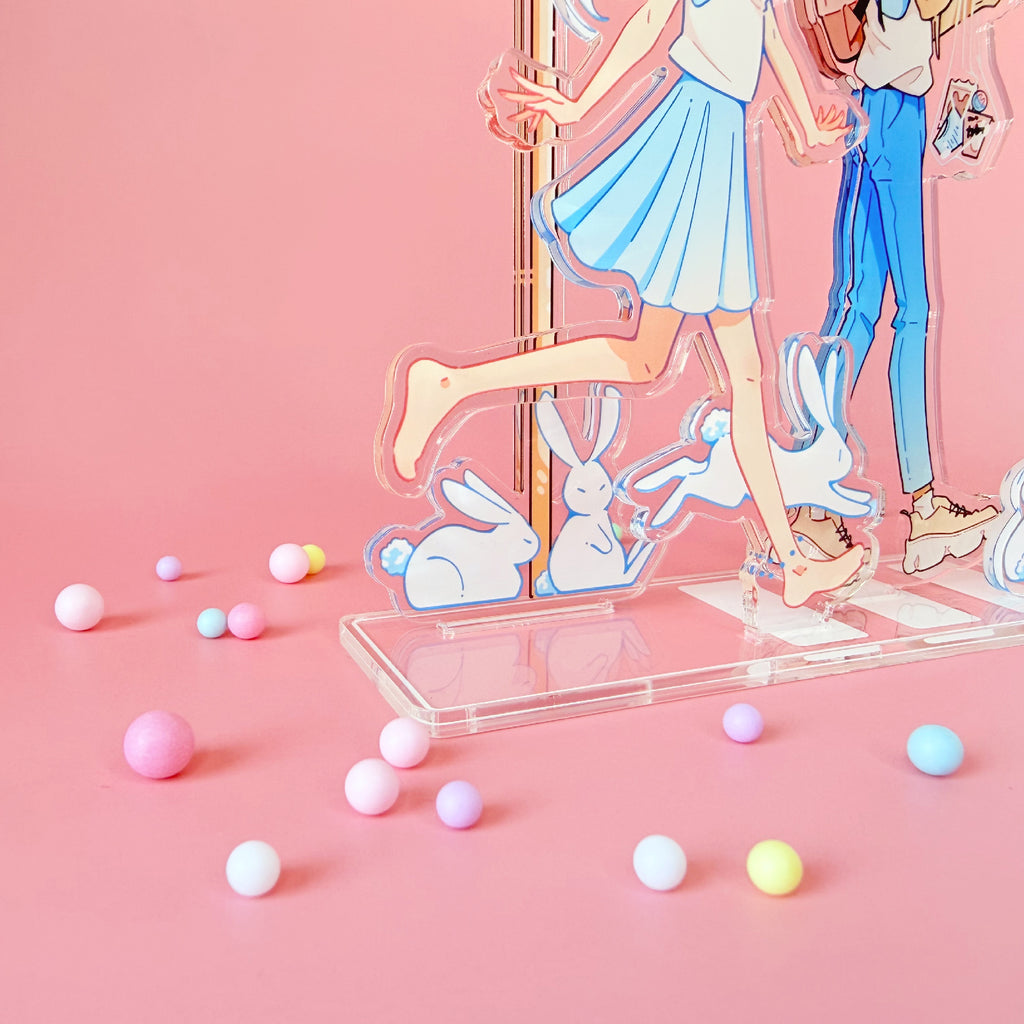 Rabbits Street - Stand acrylique