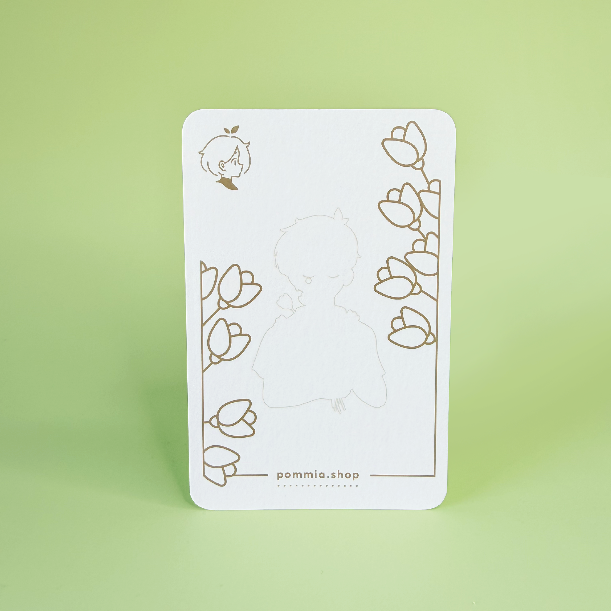 Crying boy's flowers - Pin's en émail